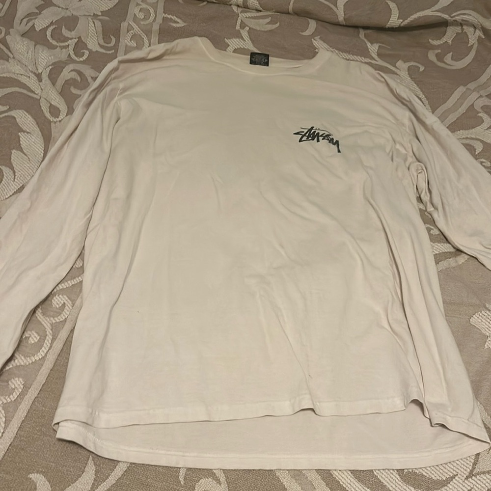 Stussy Cream Longsleeve Shirt